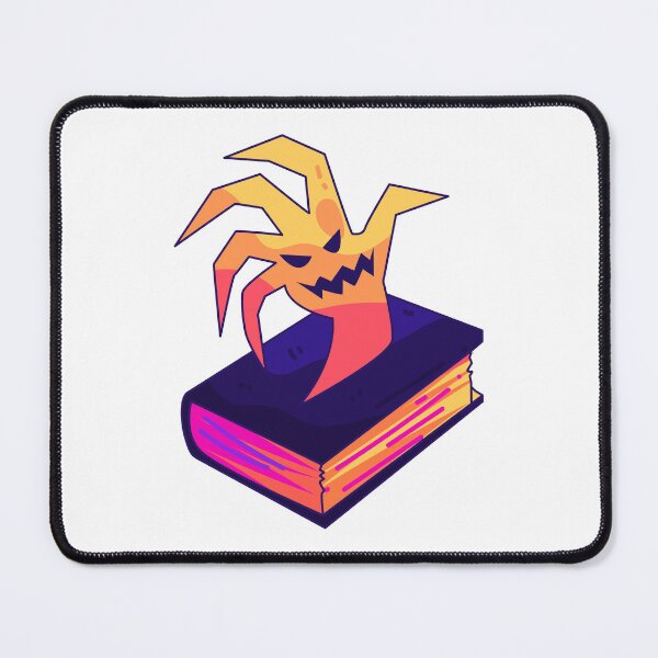 Item preview, Cute Halloween Monster Emerging from Magic Book designed and sold by Horrify.