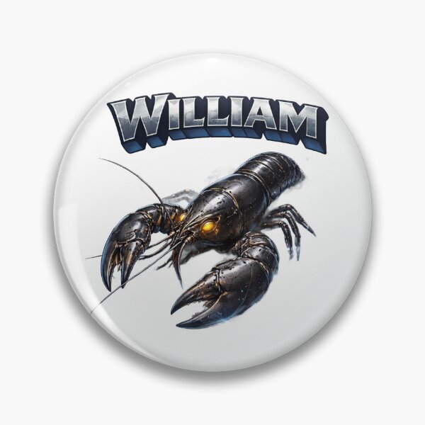 Item preview, William Cancer – Zodiac Water Guardian Fantasy Name Art designed and sold by AlexLineArt.