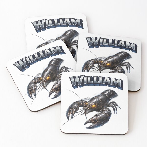 Item preview, William Cancer – Zodiac Water Guardian Fantasy Name Art designed and sold by AlexLineArt.