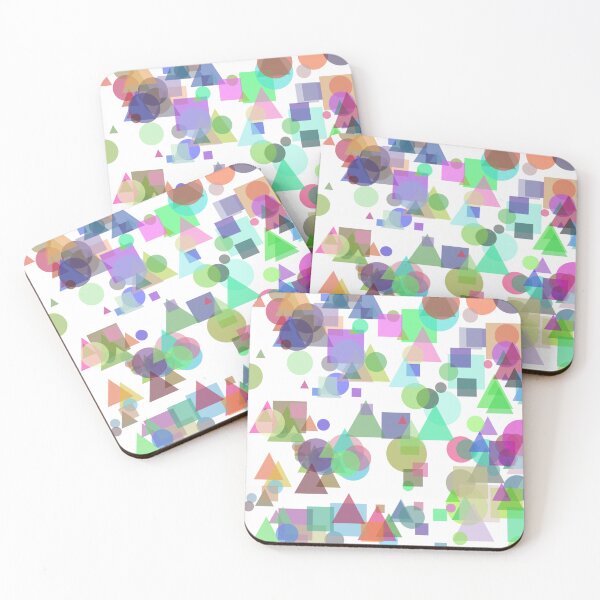 Item preview, Dynamic Arrangement of Translucent Shapes designed and sold by design2xstudio.