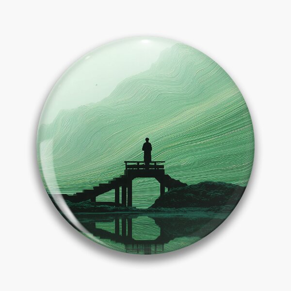 Item preview, Surreal Green Wuxia Dream World designed and sold by R&B Art and design.