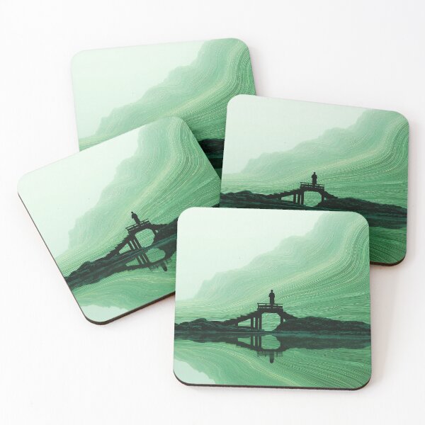 Item preview, Surreal Green Wuxia Dream World designed and sold by R&B Art and design.