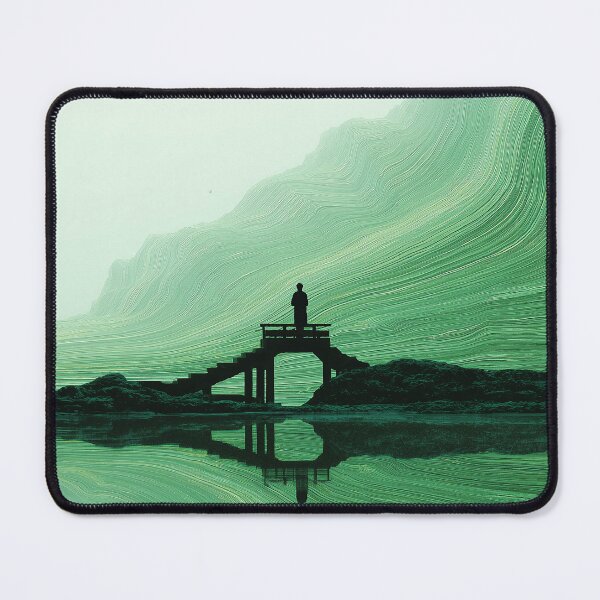 Item preview, Surreal Green Wuxia Dream World designed and sold by R&B Art and design.