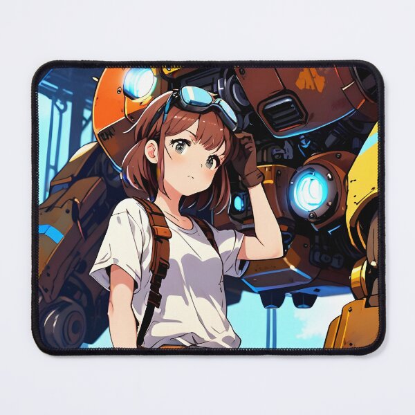 Item preview, KAI: Scavenger Tool Belt Hangar Stand | Cute Dieselpunk Anime Girl designed and sold by Sytrics.
