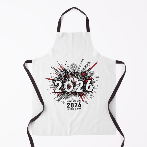 Item preview, Explosive Happy New Year 2026 Clockwork Design designed and sold by lojadpop.