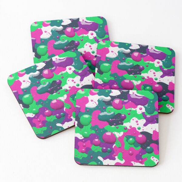 Item preview, Hyper-Realistic Glossy Liquid Slime: Vibrant Pastel Fusion designed and sold by NandaFajarSu.