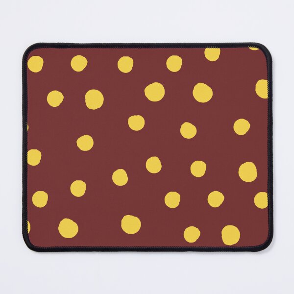 Item preview, Yellow Dots on Rust Back designed and sold by LilyB-Designs.