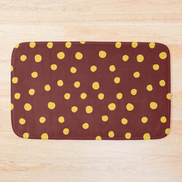 Item preview, Yellow Dots on Rust Back designed and sold by LilyB-Designs.