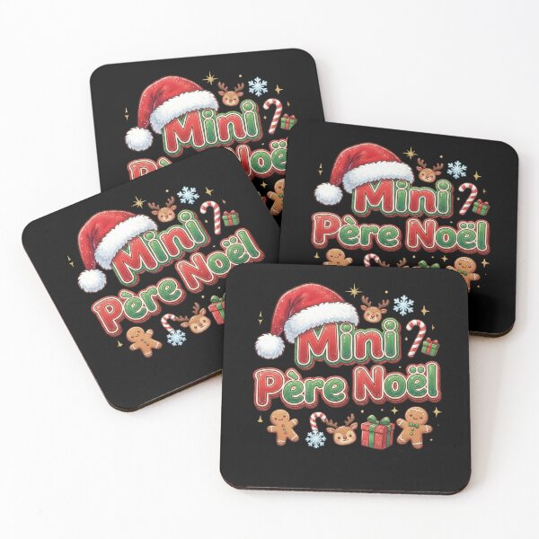 Item preview, Mini Père Noël Christmas Typography – Cute Santa Holiday Design designed and sold by SinghMerchUniverse.
