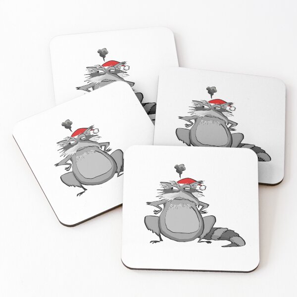 Item preview, Uncle Reggie the Raccoon Santa designed and sold by Raccoona Matata.
