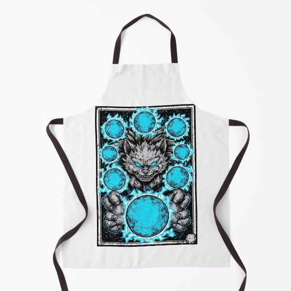 Item preview, Fierce Blue Kitsune Guardian with Spirit Orbs designed and sold by Piotrek0001.