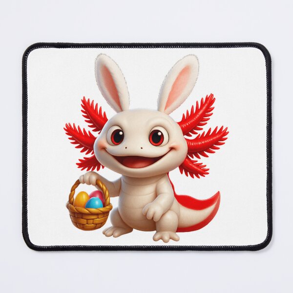 Item preview, Easter Albino Axolotl designed and sold by Sillytoe.