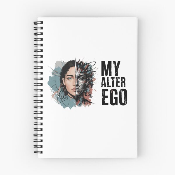 Item preview, My Alter Ego – Dual Identity Art Shirt designed and sold by LoganDzign.
