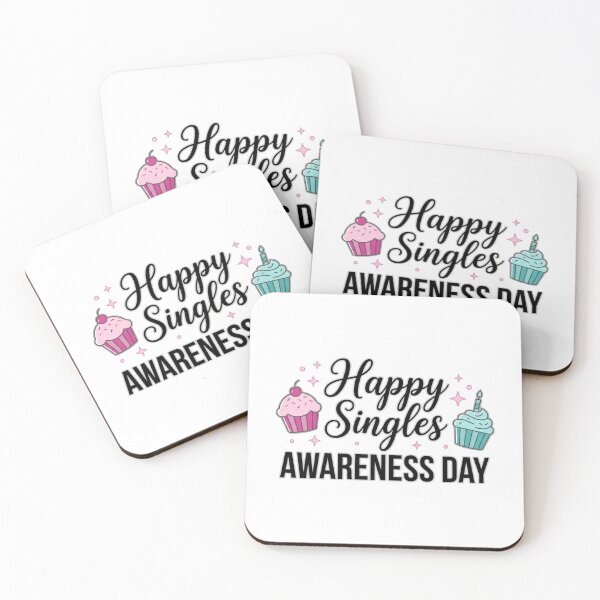 Item preview, Happy Singles Awareness Day Cute Cupcakes Glitter Graphic designed and sold by chattsuede.