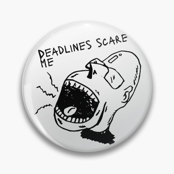 Item preview, Deadlines Scare Me – Funny Work Stress Humor classique t-shirt designed and sold by PrintMod.