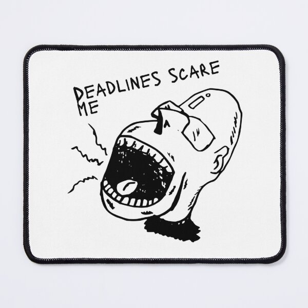 Item preview, Deadlines Scare Me – Funny Work Stress Humor classique t-shirt designed and sold by PrintMod.