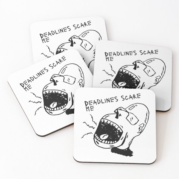 Item preview, Deadlines Scare Me – Funny Work Stress Humor classique t-shirt designed and sold by PrintMod.