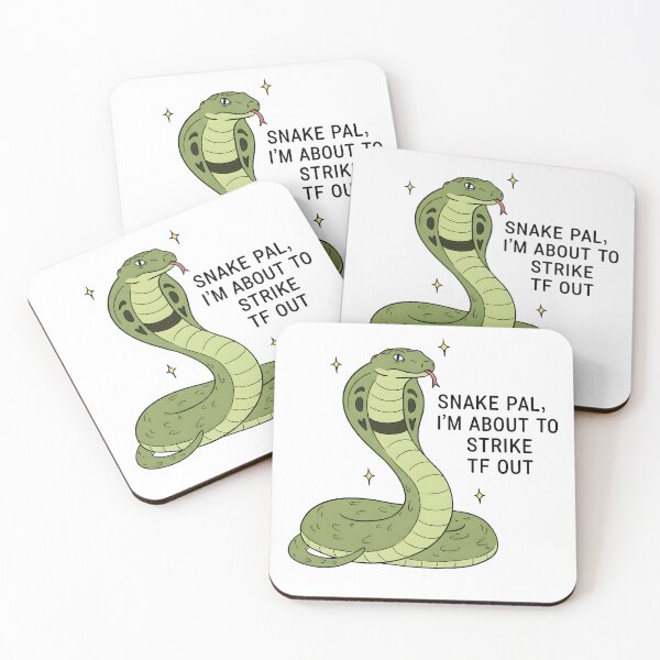 Item preview, Snake Pal, I’m About to Strike TF Out – Funny Snake Illustration designed and sold by Senkov.