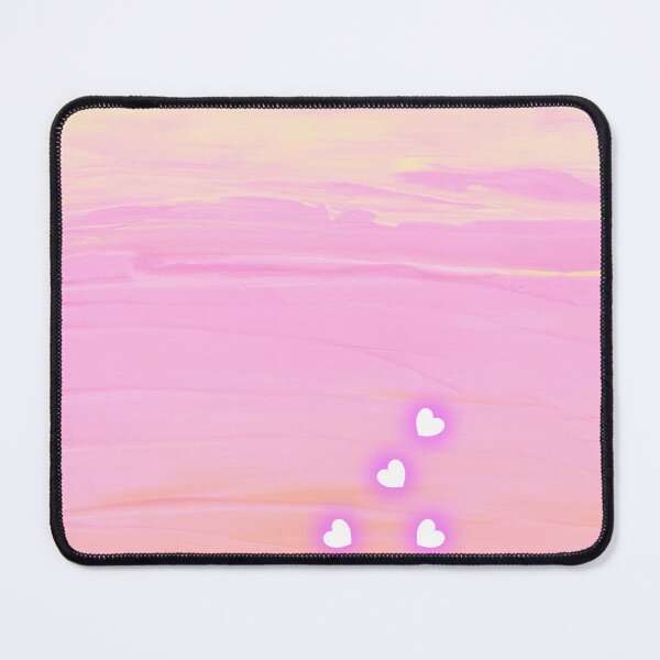 Item preview, Yellow Pink Orange Abstract with Hearts designed and sold by NoisyNosyNancy.