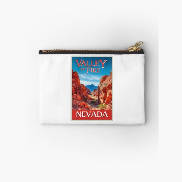 Item preview, Valley of Fire Nevada Red Rock Canyon Vintage Travel Poster Design designed and sold by Blurbean.