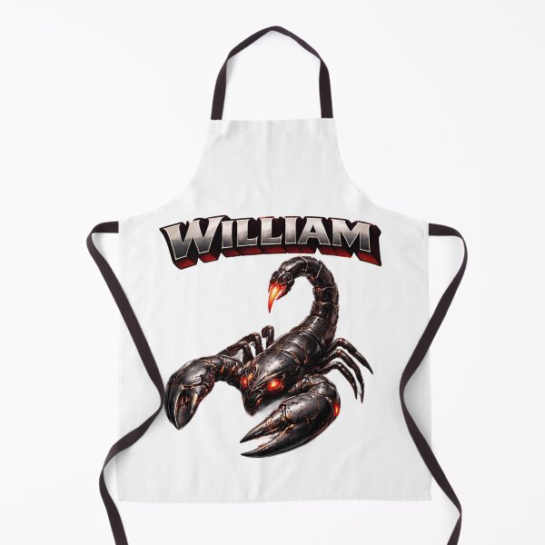 Item preview, William Scorpio – Zodiac Shadow Power Fantasy Name Art designed and sold by AlexLineArt.