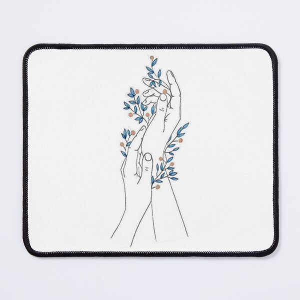 Item preview, Hands embraced by flowers designed and sold by snoWorkshop.