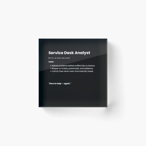 Item preview, Service Desk Analyst Definition Shirt | Funny IT Support Gift for Tech Professionals designed and sold by Yuli Club.