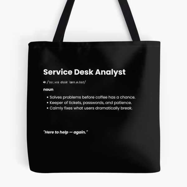 Item preview, Service Desk Analyst Definition Shirt | Funny IT Support Gift for Tech Professionals designed and sold by Yuli Club.