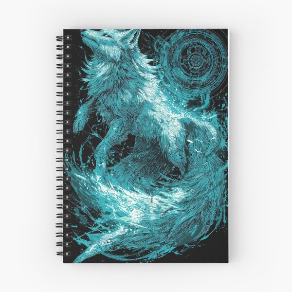 Item preview, Stoic Blue Fox Face with Magical Orbs designed and sold by Piotrek0001.
