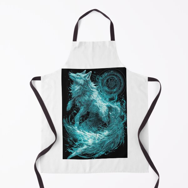Item preview, Stoic Blue Fox Face with Magical Orbs designed and sold by Piotrek0001.