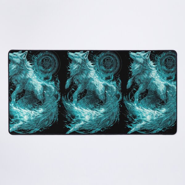 Item preview, Stoic Blue Fox Face with Magical Orbs designed and sold by Piotrek0001.