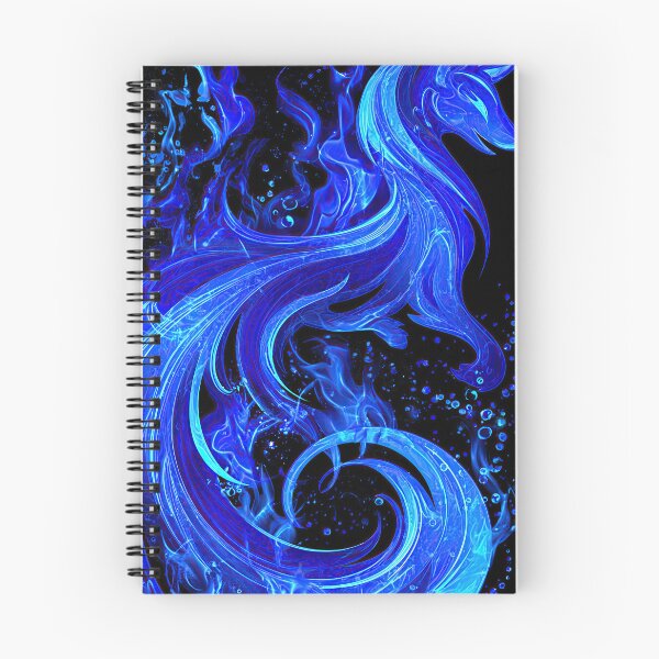 Item preview, Elegant Cyan Fox Silhouette in Blue Flame designed and sold by Piotrek0001.