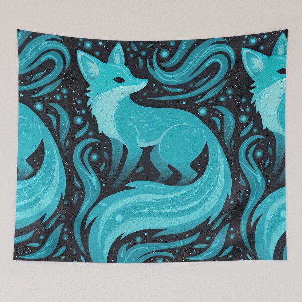 Item preview, Radiant White Fox Bursting with Light designed and sold by Piotrek0001.