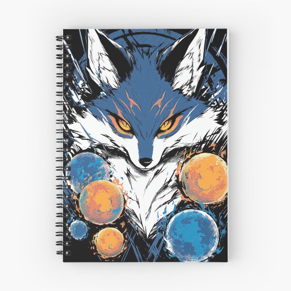Item preview, Swirling Cobalt Magic Fox Spirit Abstract designed and sold by Piotrek0001.
