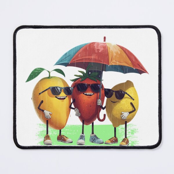 Item preview, Fruits Enjoying Rain Together designed and sold by Modern-Tropical.