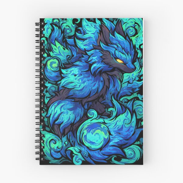 Item preview, Dark Teal Shadow Kitsune Graphic Design designed and sold by Piotrek0001.