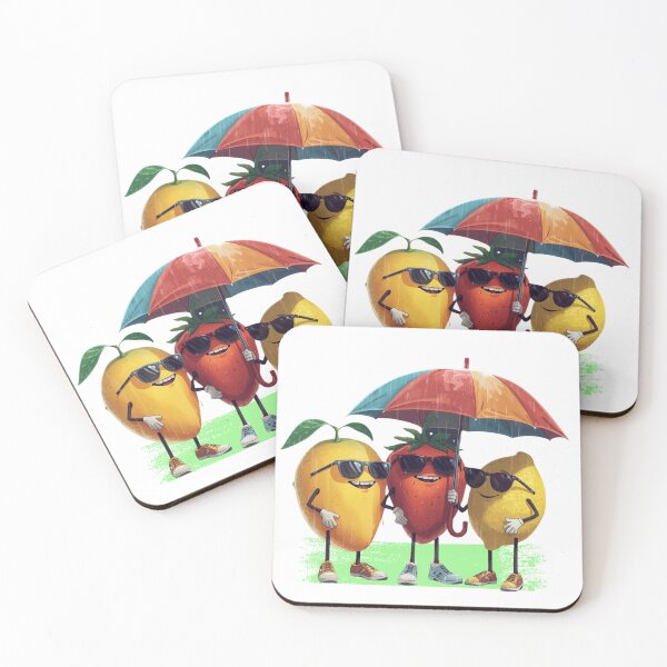 Item preview, Fruits Enjoying Rain Together designed and sold by Modern-Tropical.