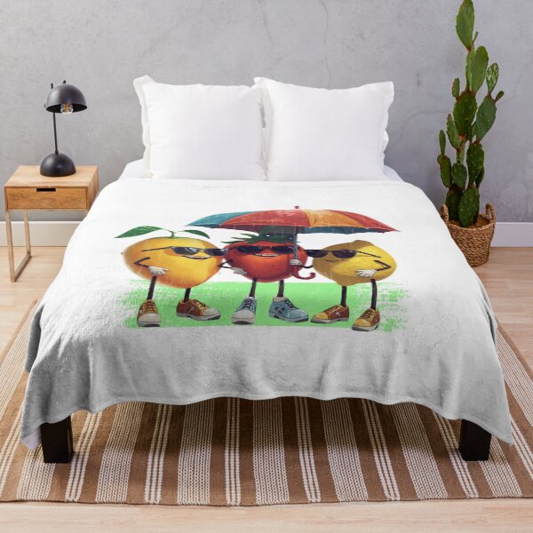 Item preview, Fruits Enjoying Rain Together designed and sold by Modern-Tropical.