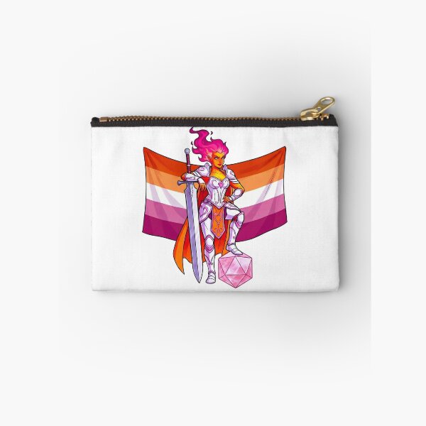 Item preview, Lesbian Pride: Genasi Fighter Dice Diva designed and sold by SkinnyFlatWhite.