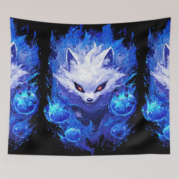 Item preview, Menacing White Fox Mask Style Graphic designed and sold by Piotrek0001.