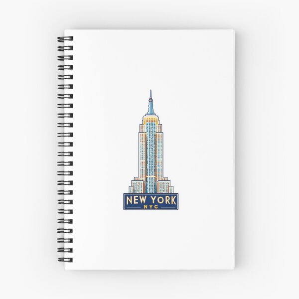 Item preview, Empire State Building New York City Modern Geometric Art Deco Sticker designed and sold by Blurbean.