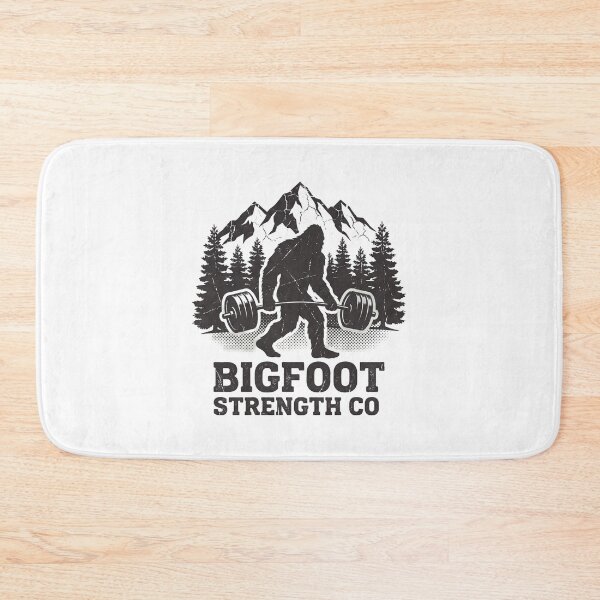 Item preview, Bigfoot Strength Co Retro Vintage Typography for Weightlifting Fan designed and sold by chattsuede.