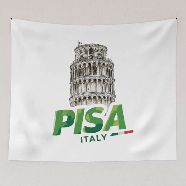 Item preview,  Leaning Tower of Pisa Italy Romanesque Architecture Travel Sticker designed and sold by Blurbean.