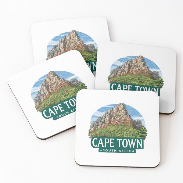 Item preview, Table Mountain Cape Town South Africa Natural Wonder Landscape Sticker designed and sold by Blurbean.