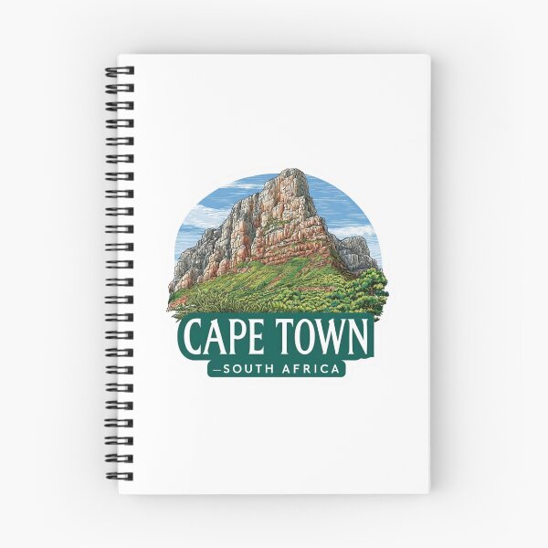 Item preview, Table Mountain Cape Town South Africa Natural Wonder Landscape Sticker designed and sold by Blurbean.
