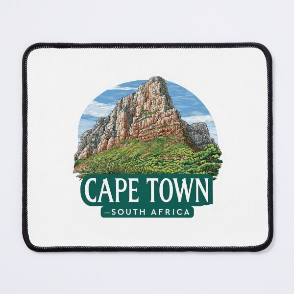 Item preview, Table Mountain Cape Town South Africa Natural Wonder Landscape Sticker designed and sold by Blurbean.
