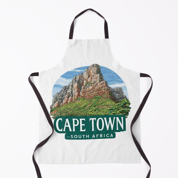 Item preview, Table Mountain Cape Town South Africa Natural Wonder Landscape Sticker designed and sold by Blurbean.