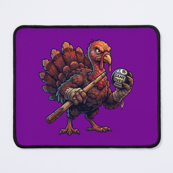 Item preview, Game Over Bro – Angry Turkey 8 Ball Billiards designed and sold by Majnon8bp.
