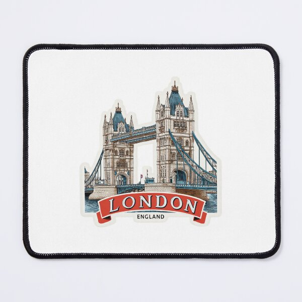 Item preview, Tower Bridge London England Victorian Gothic Bridge Architecture Sticker designed and sold by Blurbean.