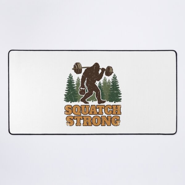 Item preview, Squatch Strong Funny Sasquatch Lifting Retro Vintage Graphic for Gym Lover designed and sold by chattsuede.
